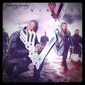 Vikings TV Show Viking Pendant Necklace Ragnar